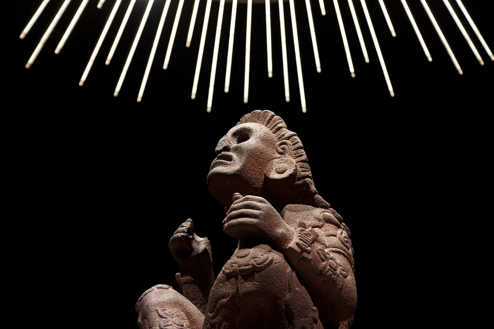 Xochipilli, señor de las flores — Museo Nacional de Antropología, Mexico City · Wikimedia Commons